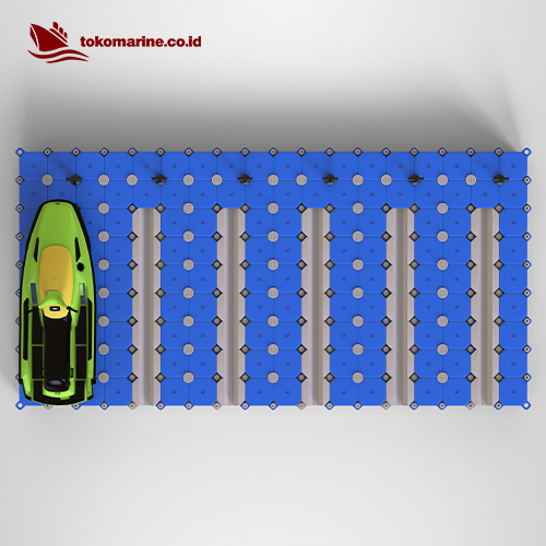 JETSKI DOCK APUNG V-FLOAT - KAPASITAS 6 UNIT JETSKI - Image 2