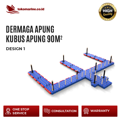 DERMAGA APUNG KUBUS APUNG 90 m2 - Design A
