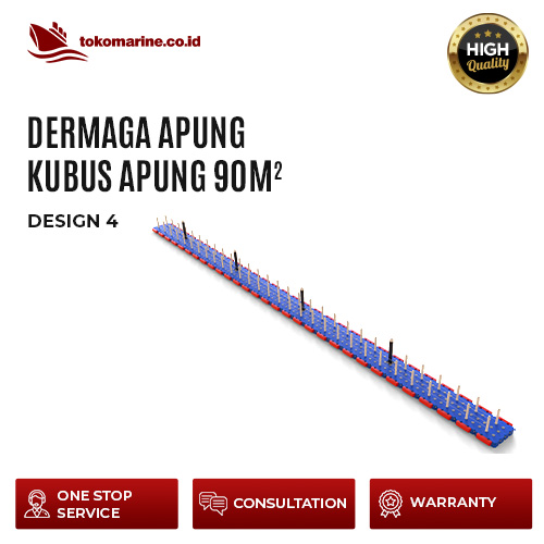 DERMAGA APUNG KUBUS APUNG 90 m2 - Design D