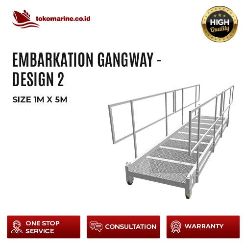EMBARKATION GANGWAY - DESIGN 2 - SIZE 1 m x 5 m