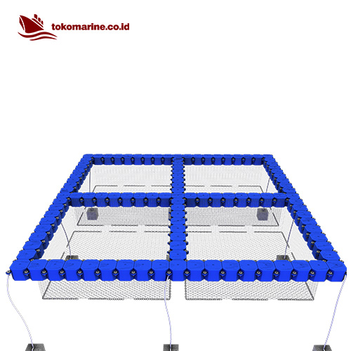 KERAMBA JARING APUNG KUBUS APUNG - LEBAR 0.5 m - 4 m x 4 m - 4 LUBANG - Image 3