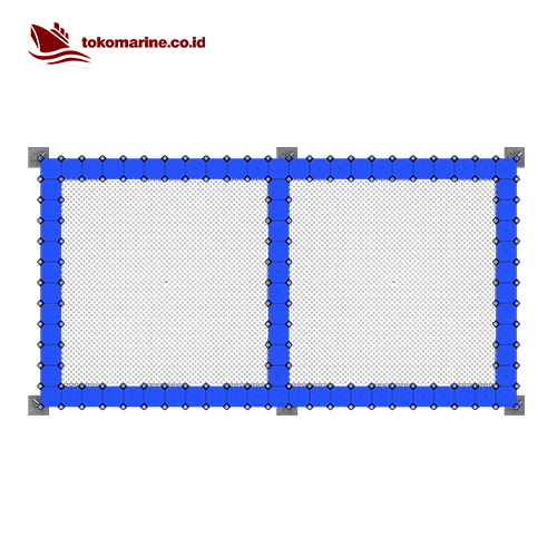 KERAMBA JARING APUNG KUBUS APUNG - LEBAR 0.5 m - 5 m x 5 m - 2 LUBANG - Image 4