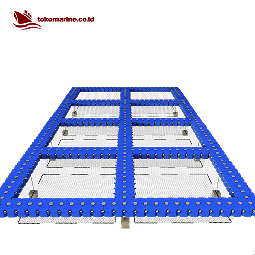 KERAMBA JARING APUNG KUBUS APUNG - LEBAR 1 m - 5 m x 5 m - 8 LUBANG - Image 3