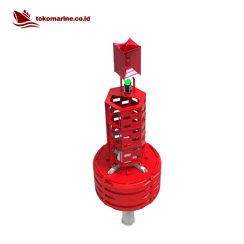 NAVIGATION BUOY - LATERAL BUOY PORT (RED) - D2100H7100 - Image 2