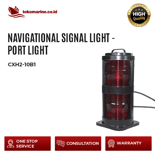 NAVIGATIONAL SIGNAL LIGHT - PORT LIGHT - CXH2-10B1