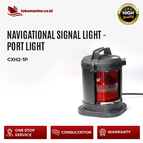 NAVIGATIONAL SIGNAL LIGHT - PORT LIGHT - CXH2-1P