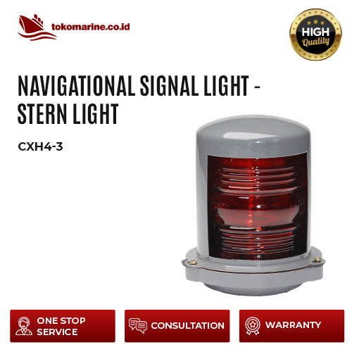 NAVIGATIONAL SIGNAL LIGHT - PORT LIGHT - CXH2-3
