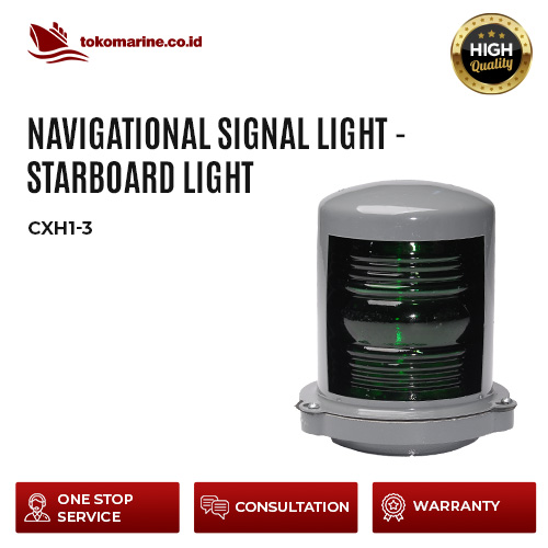 NAVIGATIONAL SIGNAL LIGHT - STARBOARD LIGHT - CXH1-3