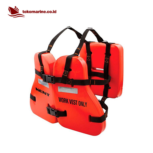 MARINE LIFE JACKET - TYPE 3 Pieces Work Vest NGY-106 - Image 3