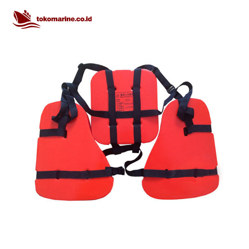 MARINE LIFE JACKET - TYPE 3 Pieces Work Vest NGY-101 - Image 4