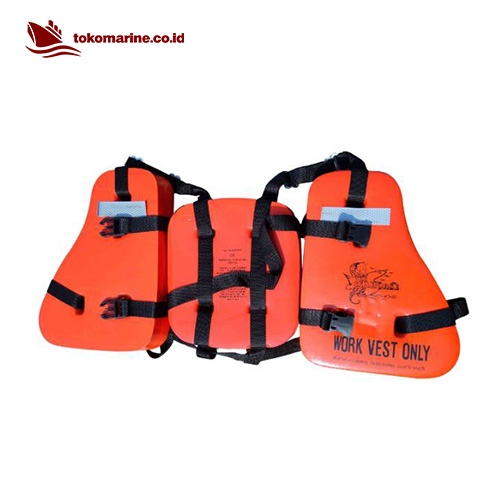 MARINE LIFE JACKET - TYPE 3 Pieces Work Vest NGY-106 - Image 6