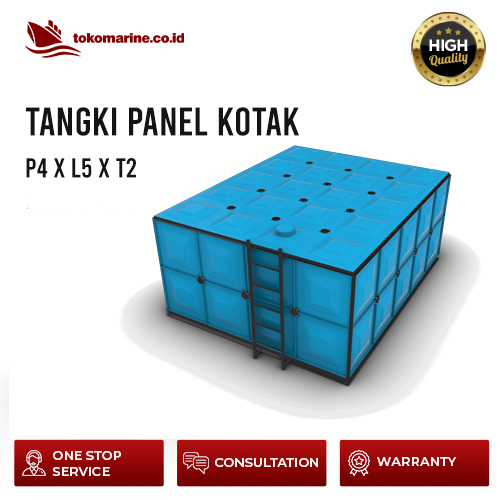 TANGKI PANEL FIBERGLASS 40 METER KUBIK - SIZE P4m x L5m x T2m