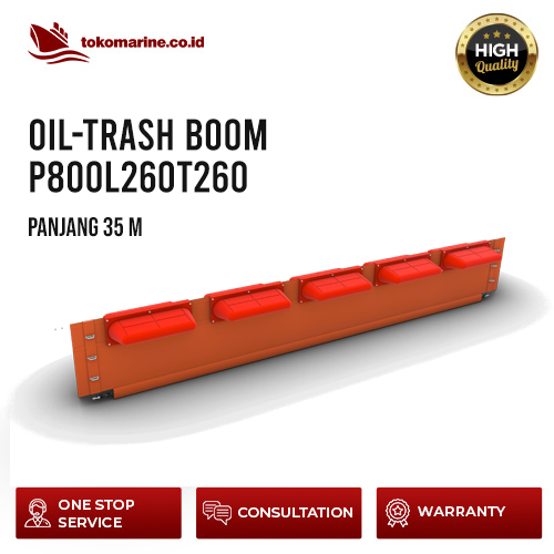 OIL-TRASH BOOM P800L250T260 - PANJANG 35 METER