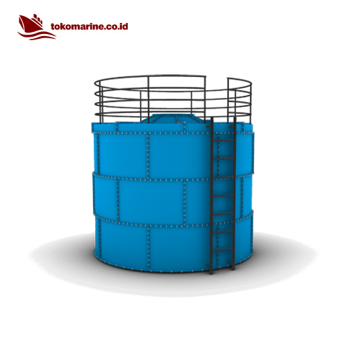 TANGKI PANEL FIBERGLASS 37 METER KUBIK - SIZE D4m x T3m - Image 2