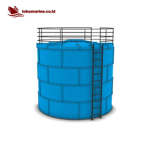 TANGKI PANEL FIBERGLASS 78 METER KUBIK - SIZE D5m x T4m - Image 2