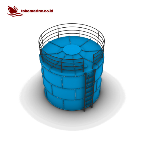 TANGKI PANEL FIBERGLASS 37 METER KUBIK - SIZE D4m x T3m - Image 3
