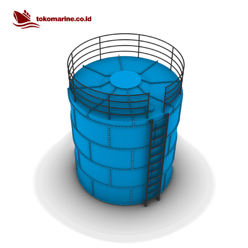 TANGKI PANEL FIBERGLASS 50 METER KUBIK - SIZE D4m x T4m - Image 3