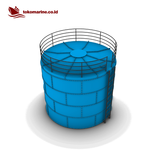 TANGKI PANEL FIBERGLASS 78 METER KUBIK - SIZE D5m x T4m - Image 3