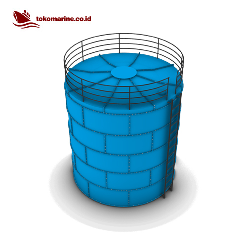 TANGKI PANEL FIBERGLASS 98 METER KUBIK - SIZE D5m x T5m - Image 3