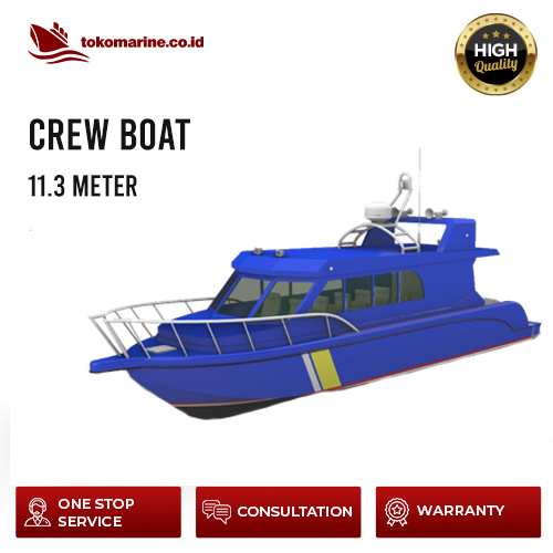 CREW BOAT - PANJANG 11.30 METER