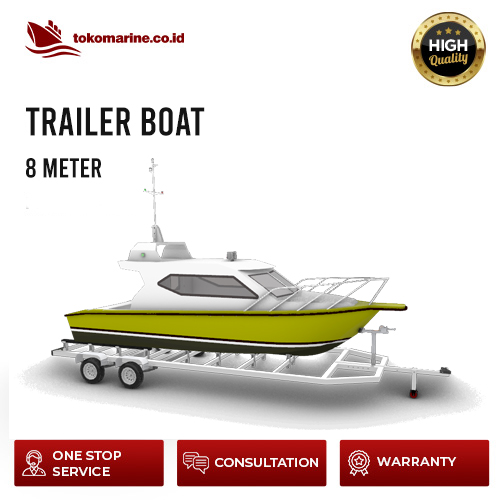 TRAILER BOAT - PANJANG 8 METER