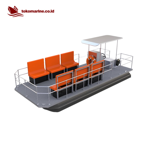 PASSENGER PONTOON BOAT - PANJANG 6 METER - TYPE B - Image 2