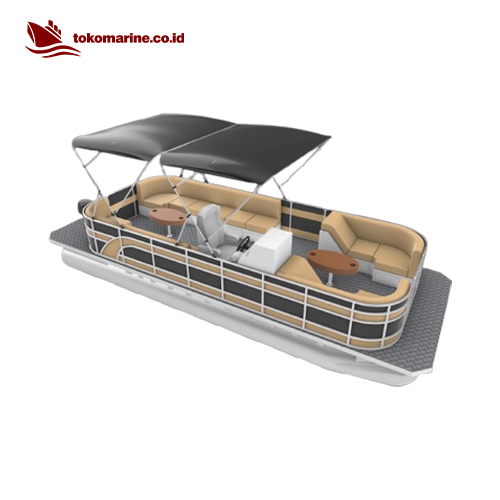 PONTOON LUXURY BOAT - PANJANG 7 METER - Image 2