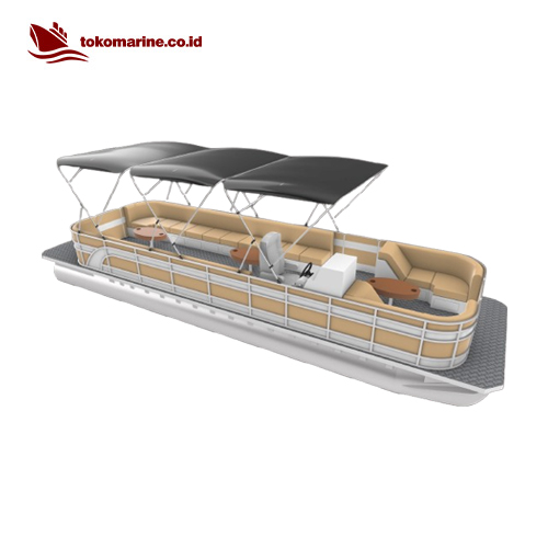 PONTOON LUXURY BOAT - PANJANG 9 METER - Image 2