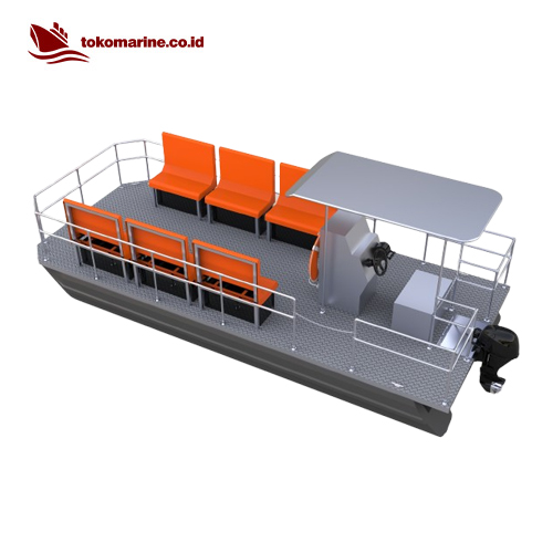 PASSENGER PONTOON BOAT - PANJANG 6 METER - TYPE B - Image 3