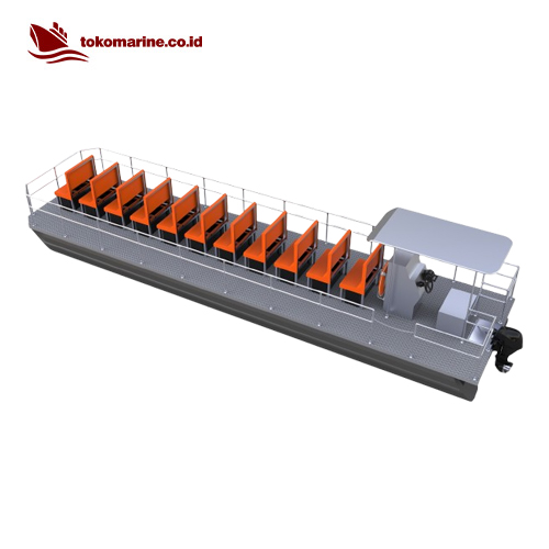 PASSENGER PONTOON BOAT - PANJANG 10 METER - TYPE C - Image 3