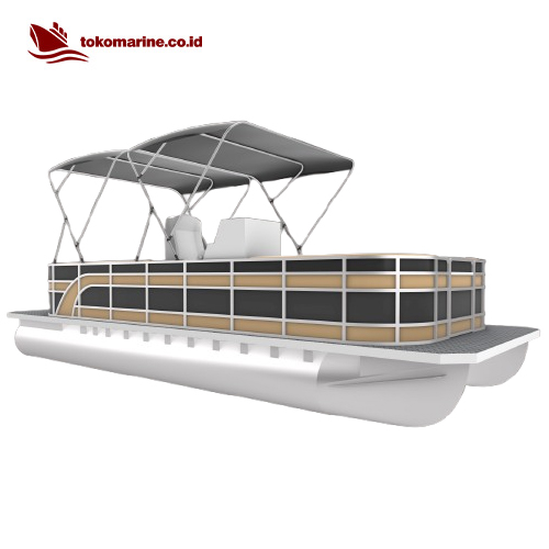 PONTOON LUXURY BOAT - PANJANG 7 METER - Image 3