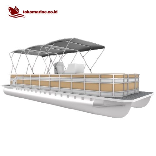 PONTOON LUXURY BOAT - PANJANG 9 METER - Image 3