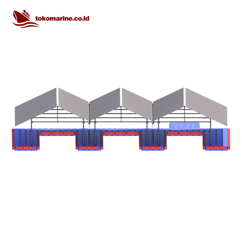 GARASI BOAT APUNG KUBUS APUNG - TRIPLE BOAT 8 METER - Image 3