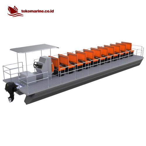 PASSENGER PONTOON BOAT - PANJANG 10 METER - TYPE C - Image 4