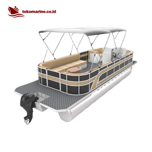 PONTOON LUXURY BOAT - PANJANG 7 METER - Image 4