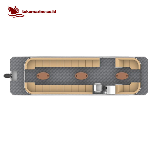PONTOON LUXURY BOAT - PANJANG 9 METER - Image 4
