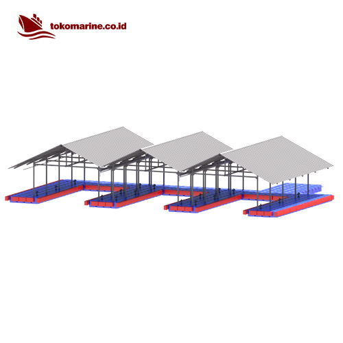 GARASI BOAT APUNG KUBUS APUNG - TRIPLE BOAT 6 METER - Image 4