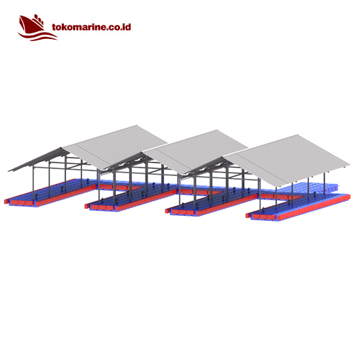 GARASI BOAT APUNG KUBUS APUNG - TRIPLE BOAT 8 METER - Image 4