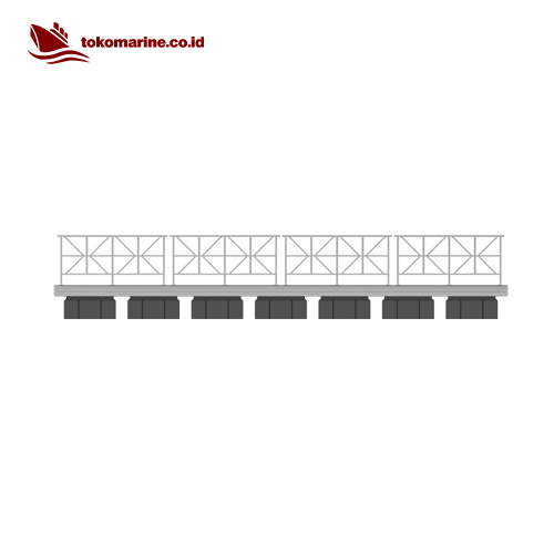 JEMBATAN APUNG ALUMINIUM MARINA 1.5 m x 25 m - Image 4