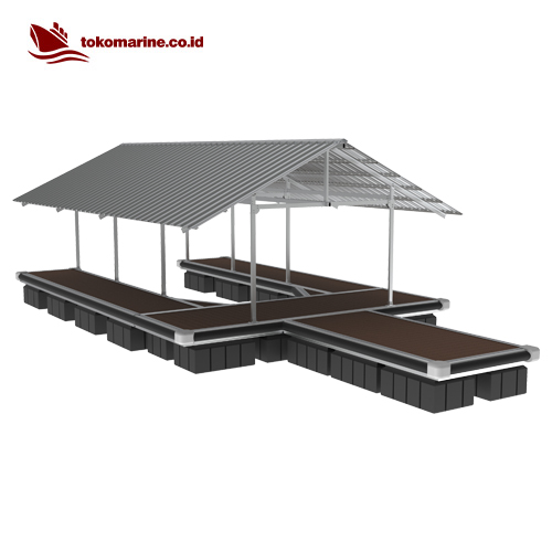 GARASI BOAT APUNG ALUMINIUM - SINGLE BOAT 6 METER - Image 6
