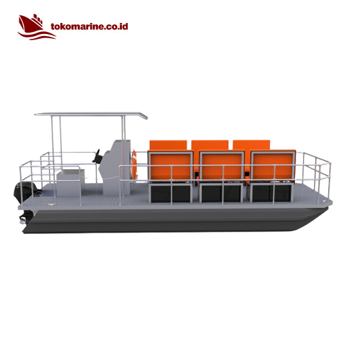 PASSENGER PONTOON BOAT - PANJANG 6 METER - TYPE B - Image 7