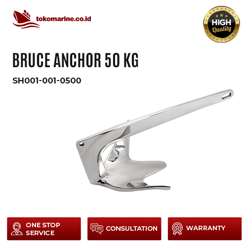 BRUCE ANCHOR - STAINLESS STEEL - BERAT 50 KG