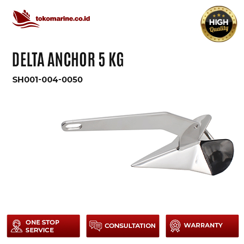 DELTA ANCHOR - STAINLESS STEEL - BERAT 5 KG