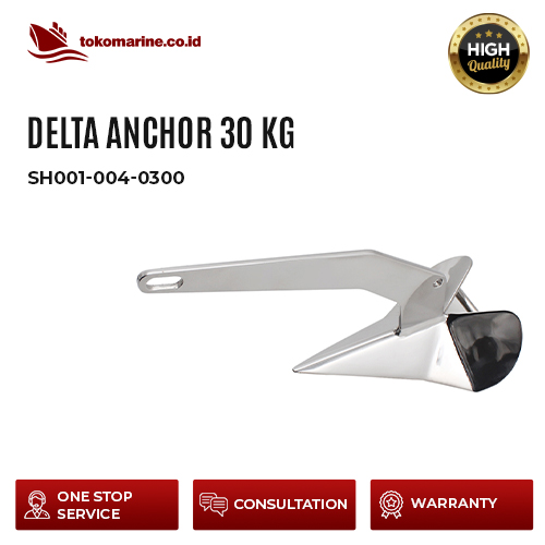DELTA ANCHOR - STAINLESS STEEL - BERAT 30 KG