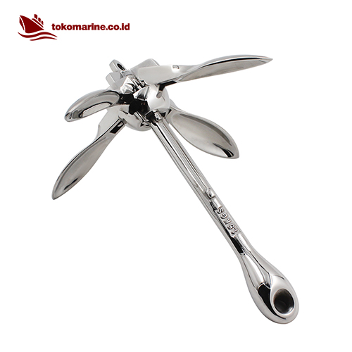 GRAPNEL ANCHOR - STAINLESS STEEL - BERAT 4 KG - Image 3