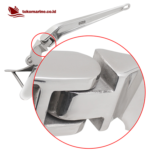 PLOUGH ANCHOR - STAINLESS STEEL - BERAT 12 KG - Image 4
