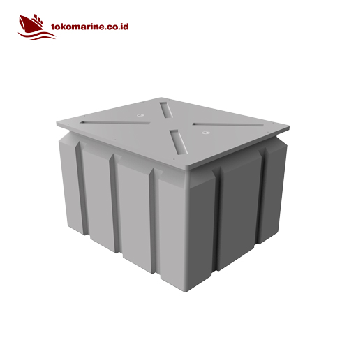 PELAMPUNG KOTAK HDPE (FLOATING BOX HDPE) - SIZE 1330 x 1120 x 890 (mm) - Image 3