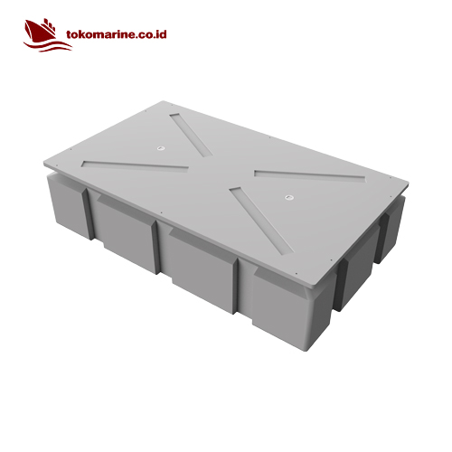 PELAMPUNG KOTAK HDPE (FLOATING BOX HDPE) - SIZE 2250 x 1320 x 550 (mm) - Image 3