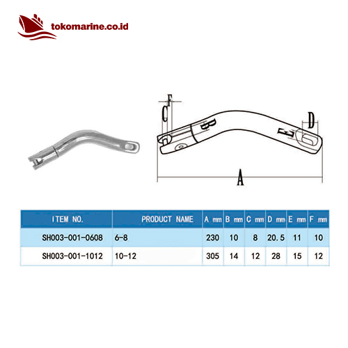SH003-001-1012 SWIVEL ANCHOR CONNECTOR 10 mm-12 mm - Image 6